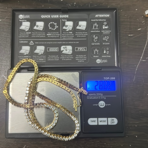 White Gold Necklace 20in 14K - Picture 5 of 5